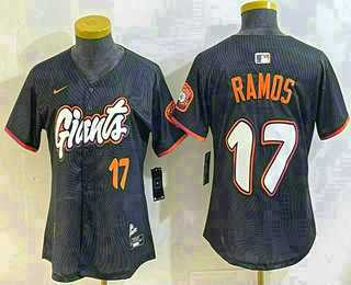 Women's San Francisco Giants #17 Heliot Ramos Number Black 2025 City Connect Limited Stitched Jersey,We sell and wholesale Women's San Francisco Giants #17 Heliot Ramos Number Black 2025 City Connect Limited Stitched Jersey on line form chian!